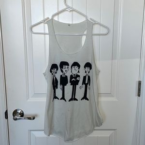 Cartoon Beatles Tank Top